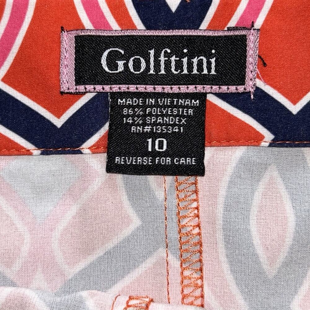 Golftini Member Guest Golf Skort Size 10 Pockets Colorful Pickleball Tennis - Picture 4 of 8